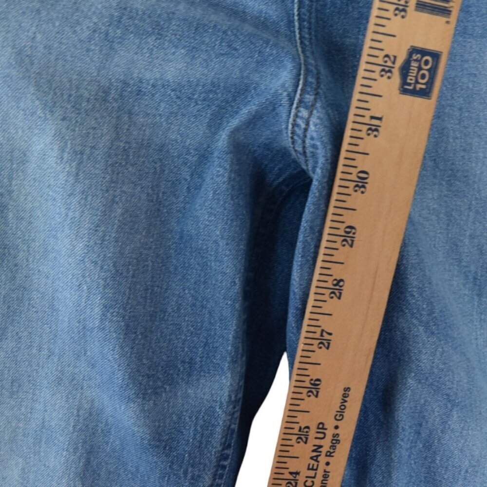 J.Crew ‘96 Denim Trouser Jeans Size 34 Flare Wide Legs 70s Vibe - Picture 8 of 9